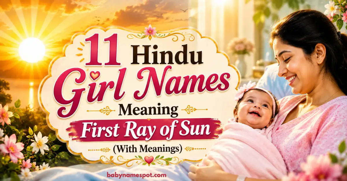 11 Hindu Girl Names Meaning First Ray of Sun (With Meanings)