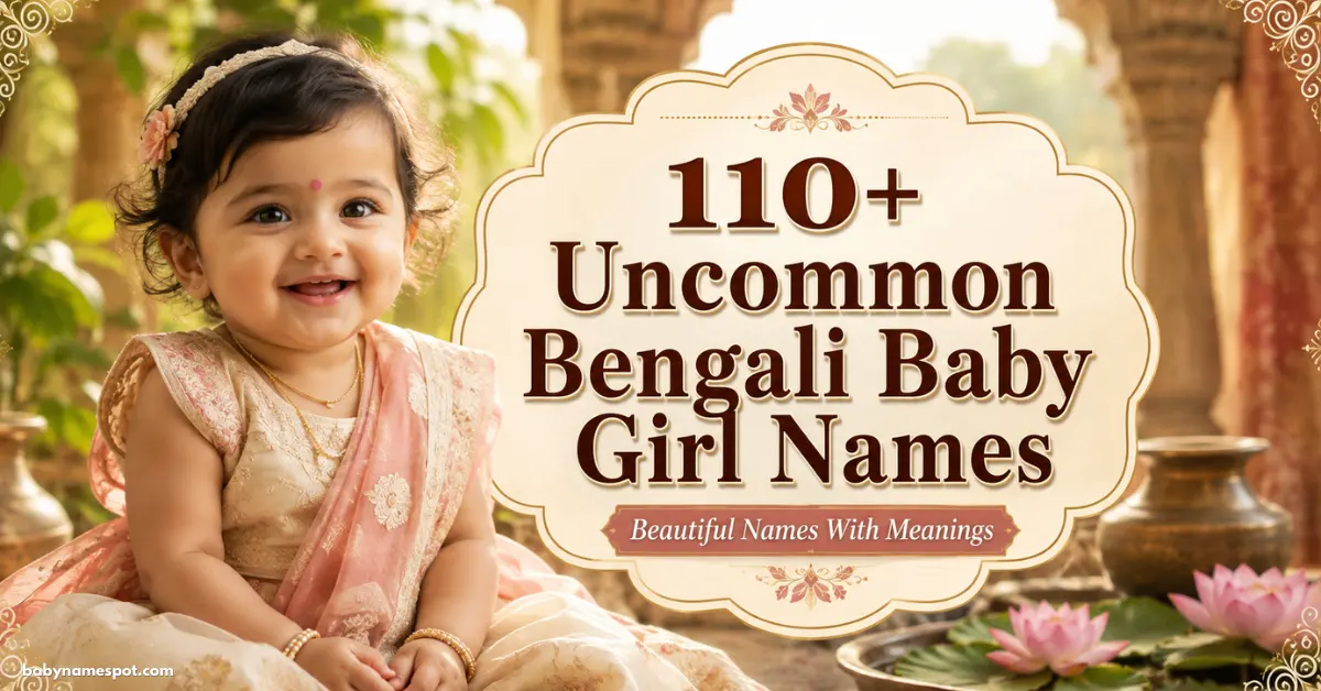 110+ Uncommon Bengali Baby Girl Names With Meanings
