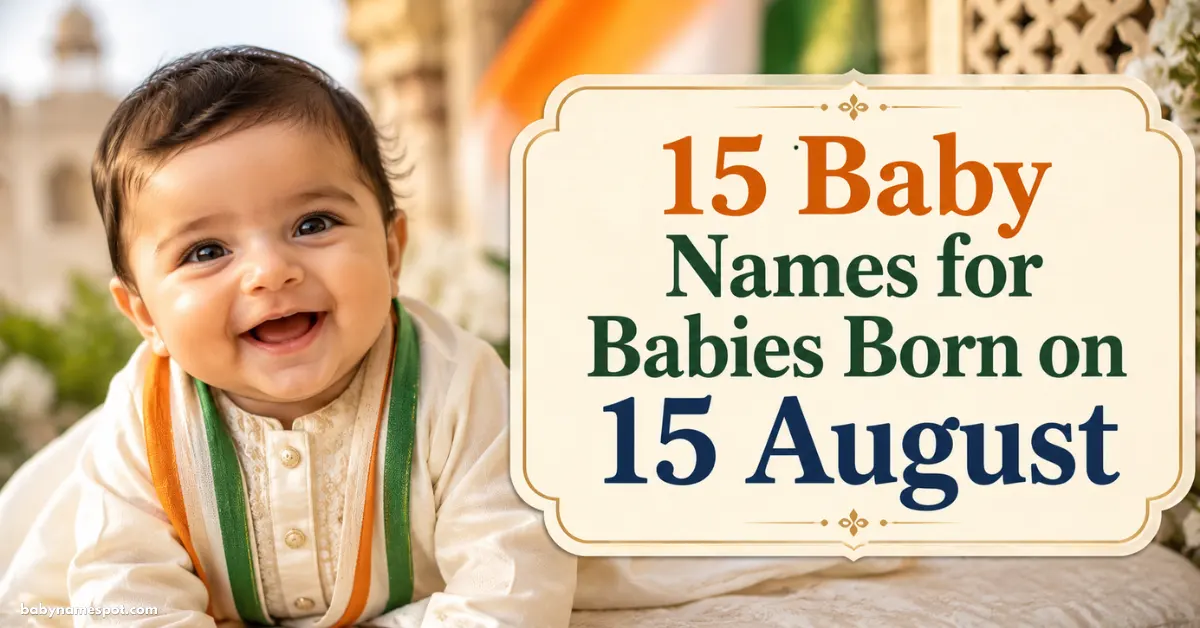 15 Baby Names for Babies Born on 15 August