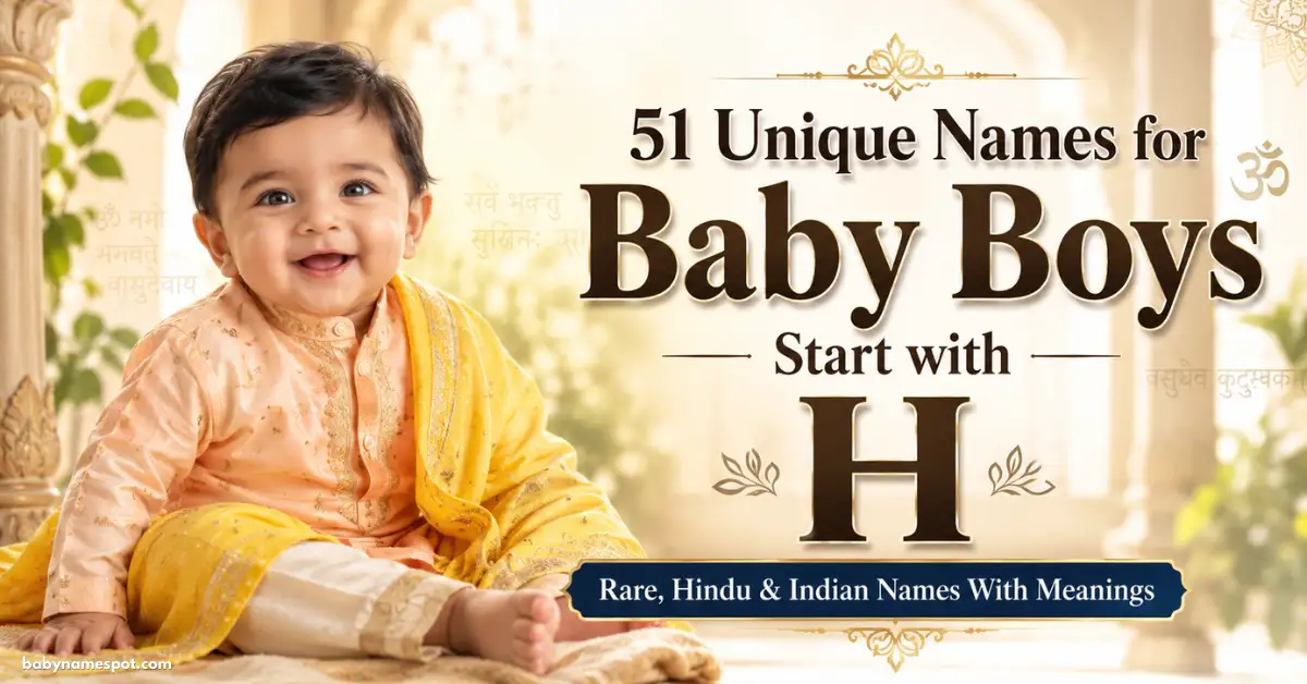 51 Unique Names Start With H for Boy