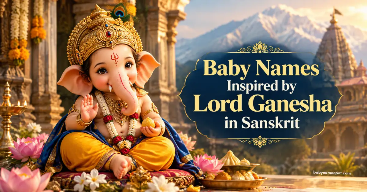 Baby Names Inspired by Lord Ganesha in Sanskrit | Meanings