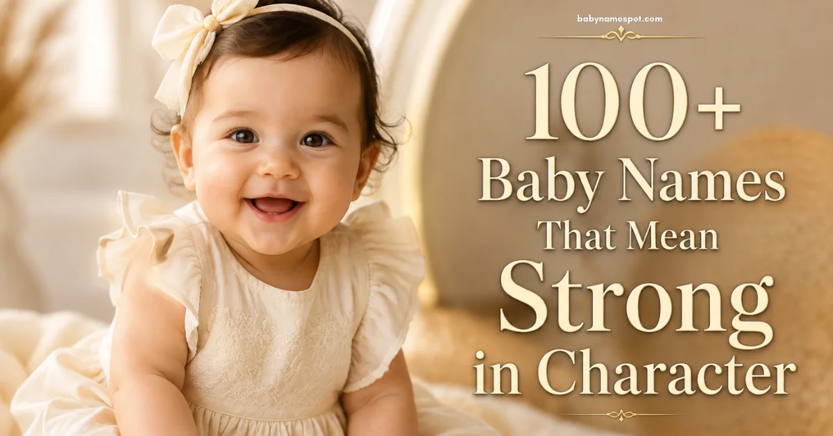 Baby Names Meaning Strong in Character in USA