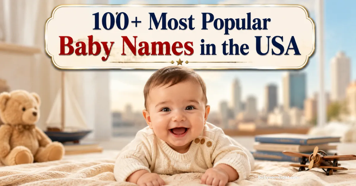 100+ Most Popular Baby Names in the USA (SSA)