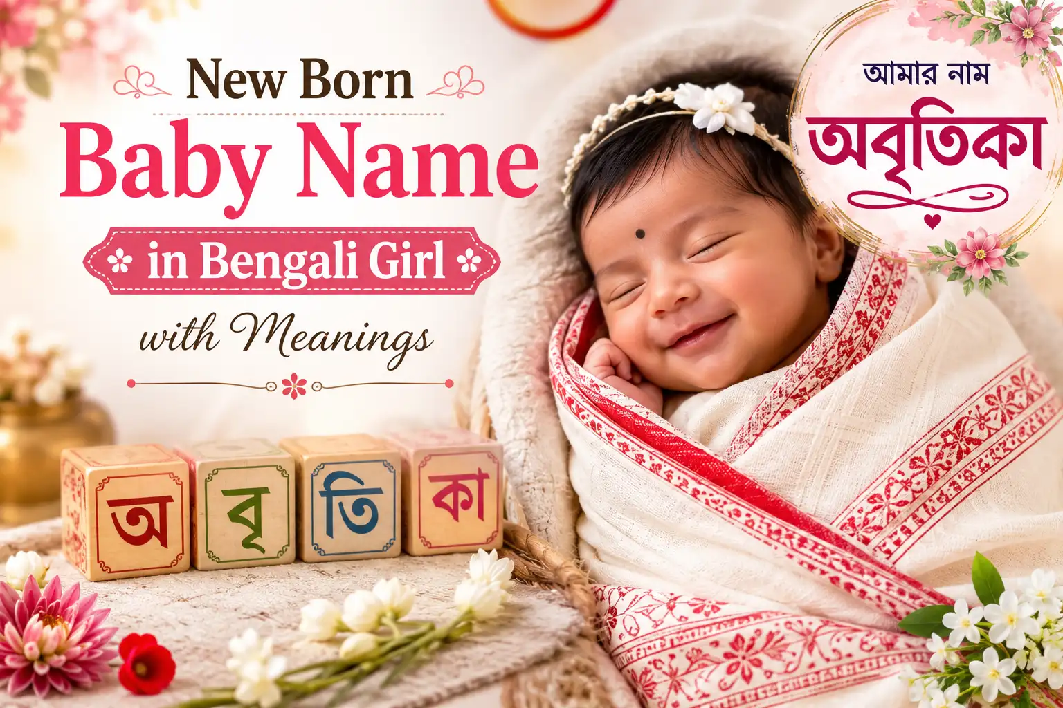 New Born Baby Name in Bengali Girl with Meanings (2026)