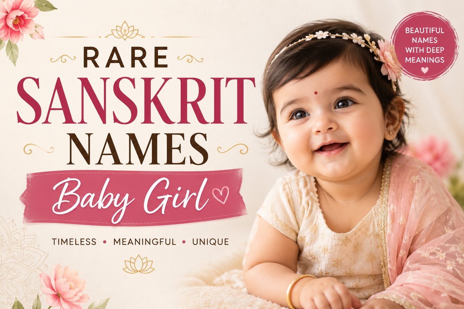 Rare Sanskrit Names for Baby Girl: 85+ Unique Names with Meanings (2026)