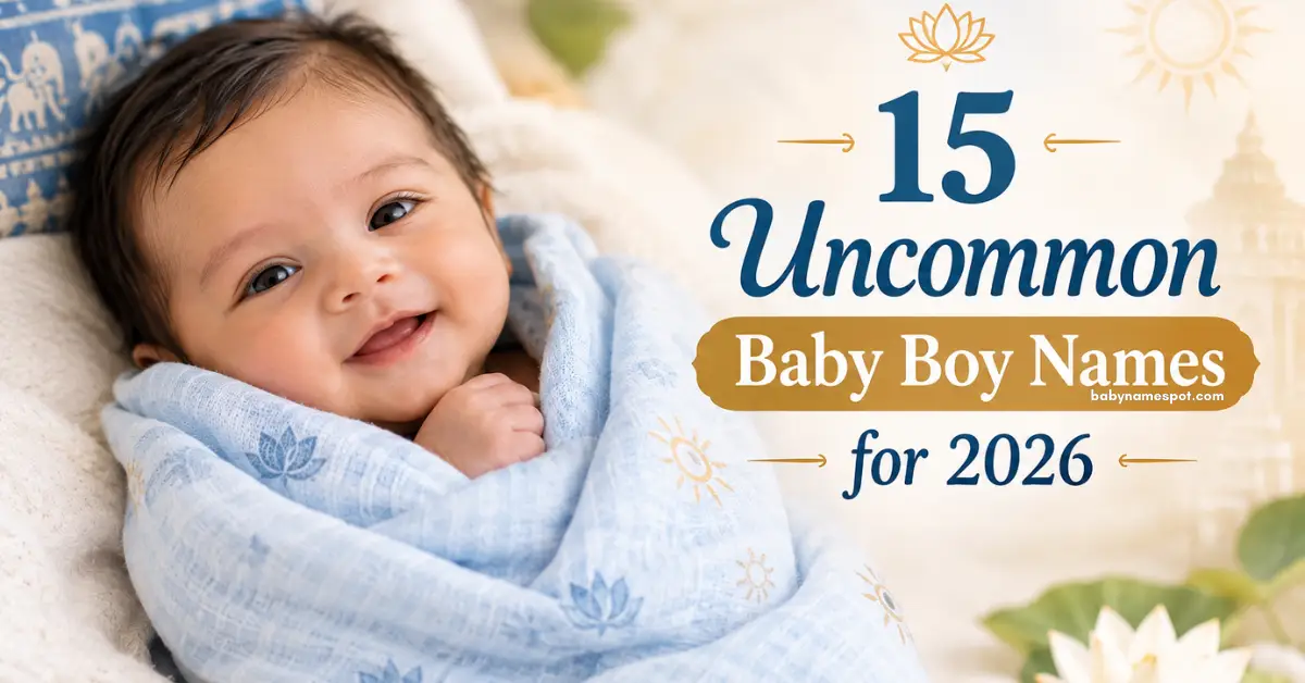 15 Uncommon Baby Boy Names for 2026 (Hindu & Modern Indian Picks)