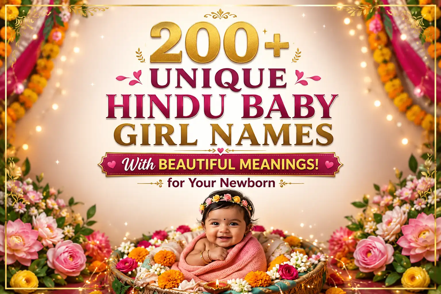 200+ Unique Hindu Baby Girl Names With Beautiful Meanings